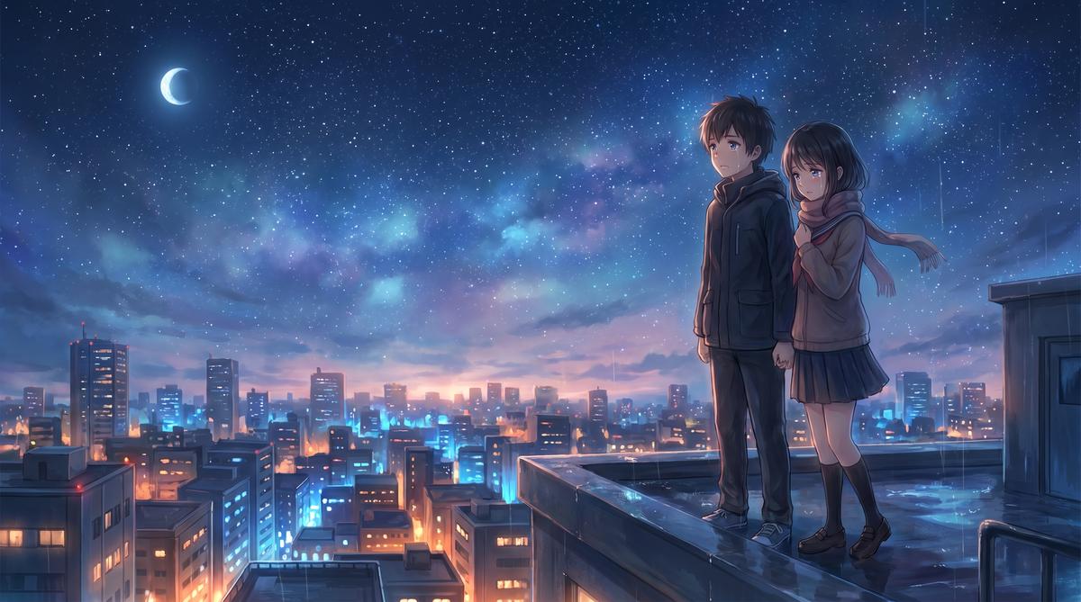 抖荫短视频动漫-星夜恋歌